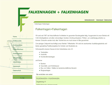 Tablet Screenshot of falkenhagen-architekt.de